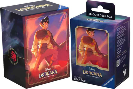 Disney Lorcana TCG: Aladdin - Heroic Outlaw - Deck Box