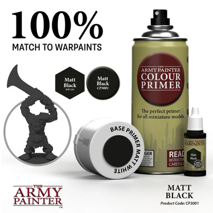 Colour Primer - Matt Black (400ml)