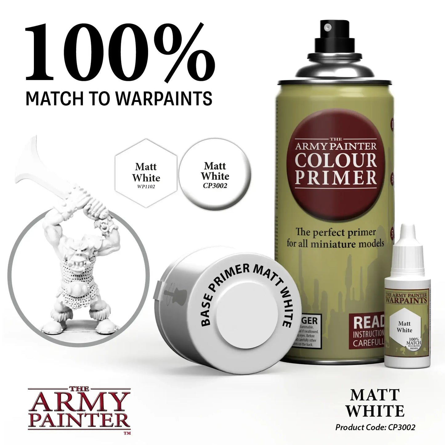 Colour Primer - Matt White (400ml)