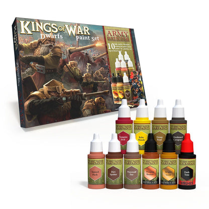 Warpaints Kings of War Dwarfs schilder set