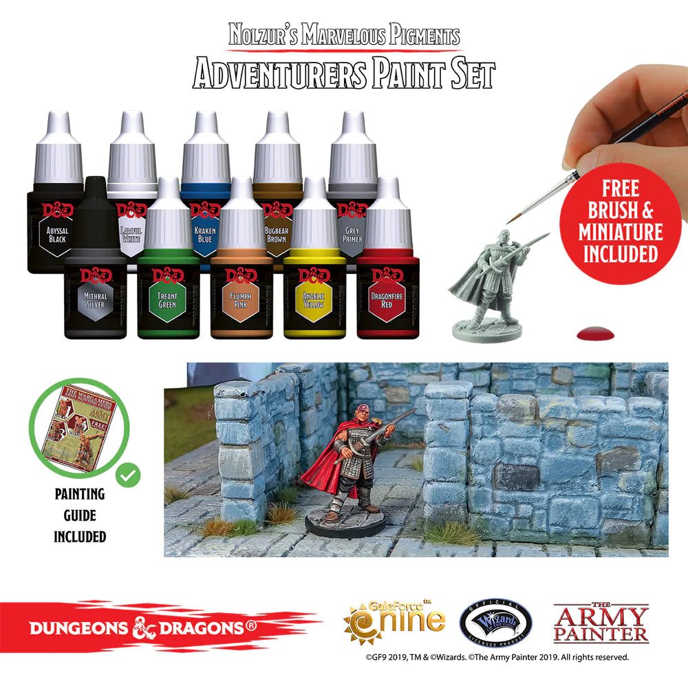 D&D Adventurers Schilder Set (The Army Painter) - Draakestein - 5713799750012