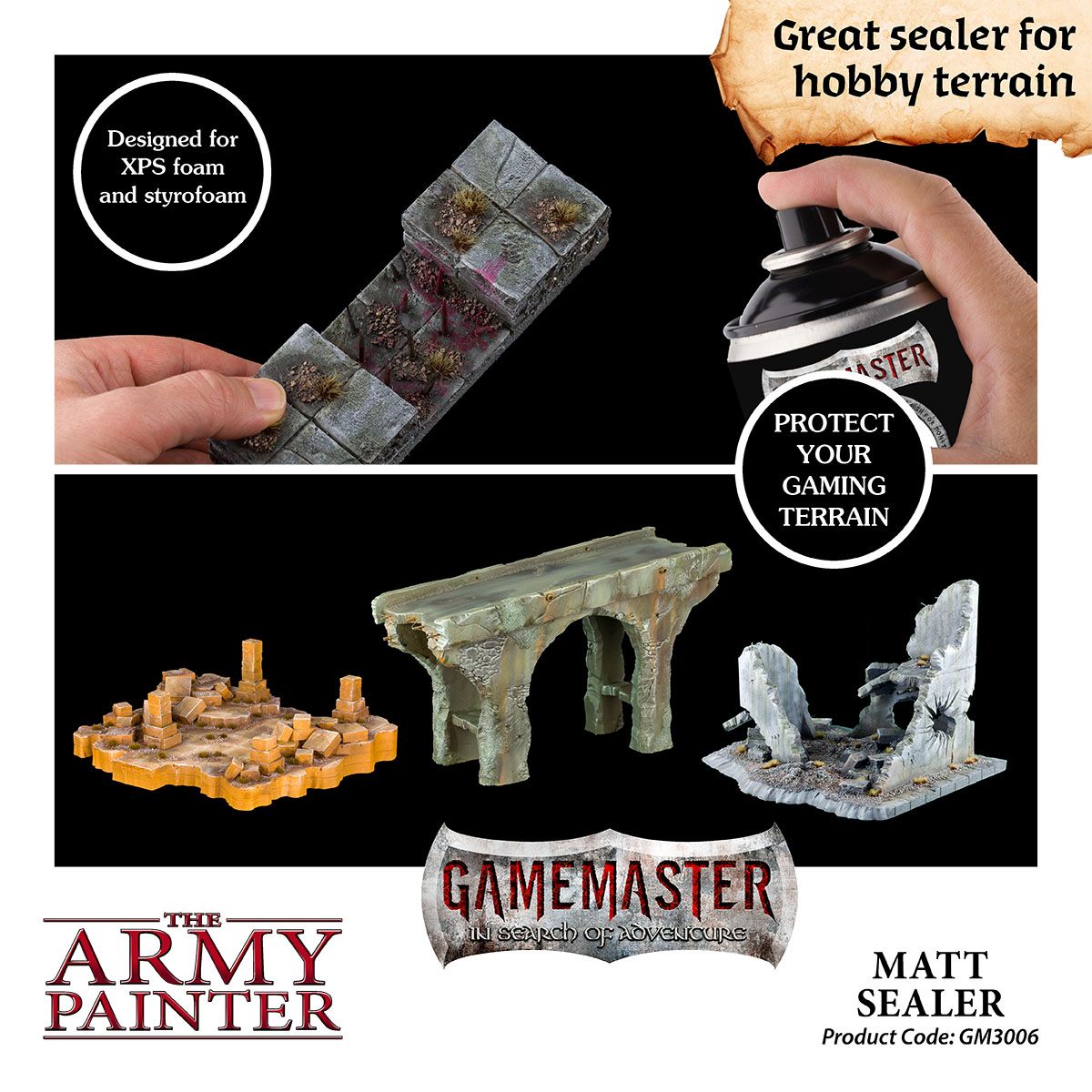 GameMaster Terrain Primer: Matt Sealer (300ml)