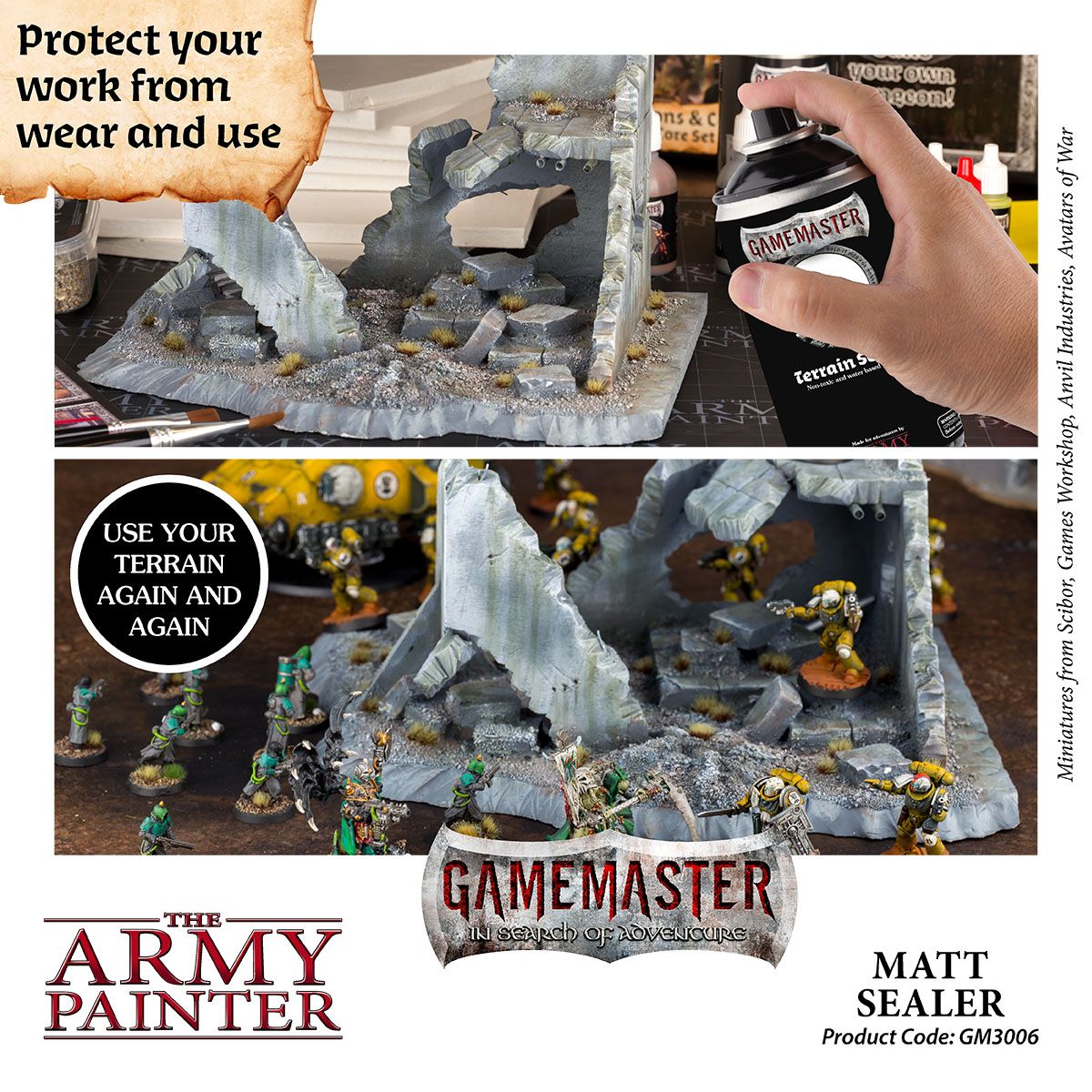 GameMaster Terrain Primer: Matt Sealer (300ml)