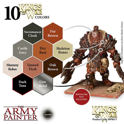 Warpaints Kings of War Ogres schilder set (The Army Painter) - Draakestein -